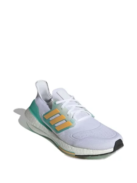 Top Adidas alergare cu decolteu în V alb