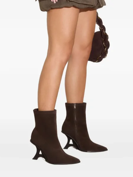 Botine Manière De Voir din piele de căprioară maro