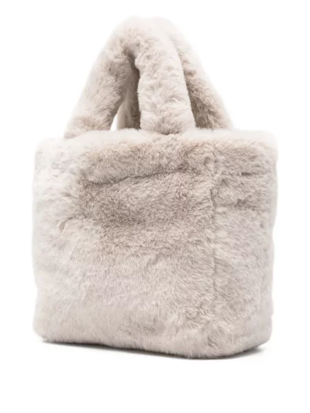 Geantă shopper Herno cu blană