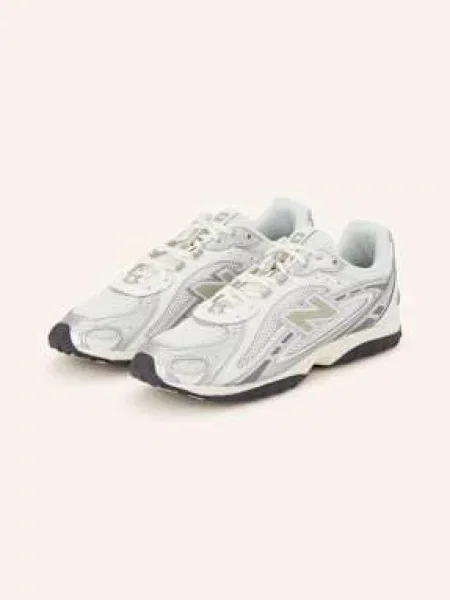 New Balance Sneakersy bílá světle zelená stříbrná