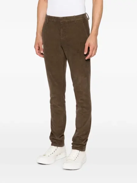 Pantaloni Dondup de catifea cord maro