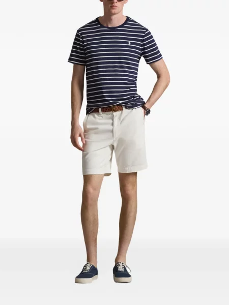 Кожени чорапи Polo Ralph Lauren с отворена пета с пейсли десен бяло