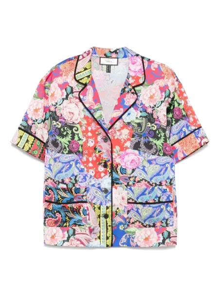 Cămașă Nissa cu imagine negru