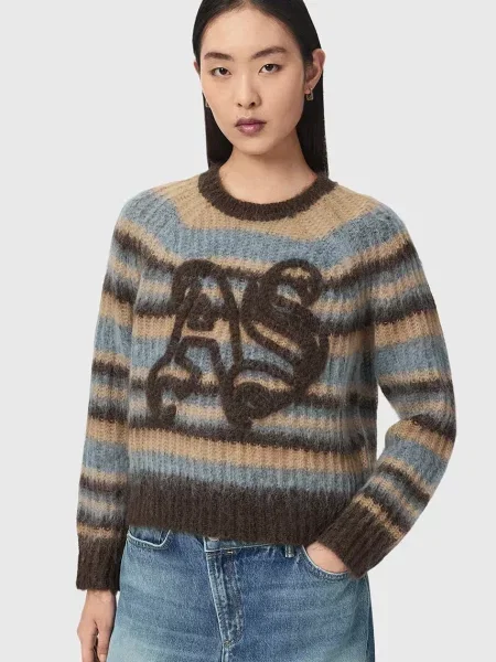 AllSaints pulover pentru femei cu lână REGA AS