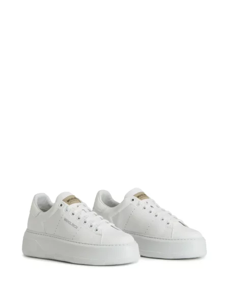 Sneakerși Woolrich chunky alb