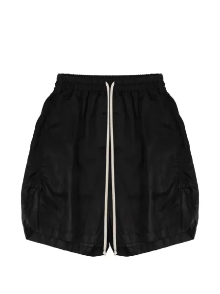 Vezica za zatezanje kratke hlače Rick Owens crna