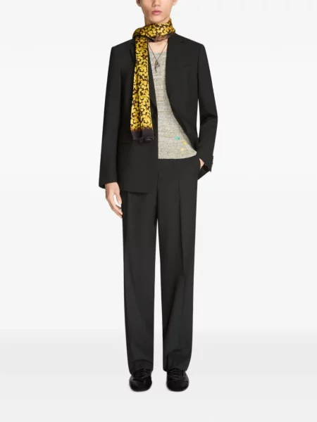 Costum Dries Van Noten de lână negru