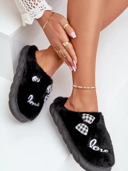 Copati Fk1 z lokom iz flisa črna