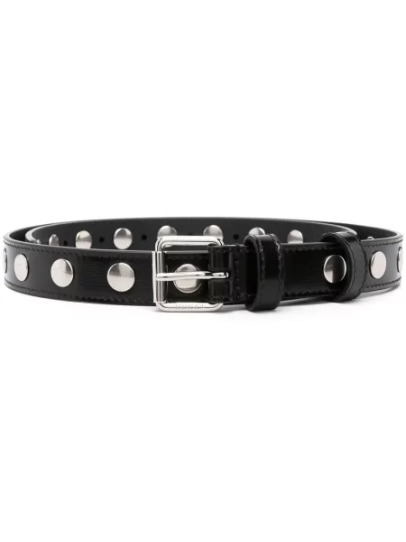 Curea Gucci cu tepi negru