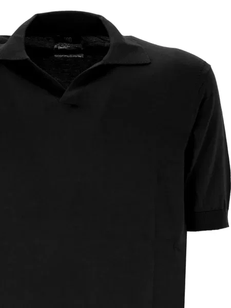 Gulerat tricou Hosio tricotate negru
