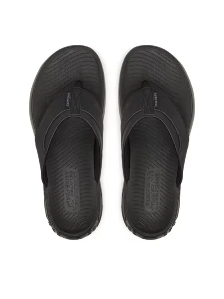 Flip-flops Skechers Street retro Jogger Sd fekete