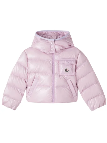 Gyerek pehelydzseki Moncler Enfant rózsaszín