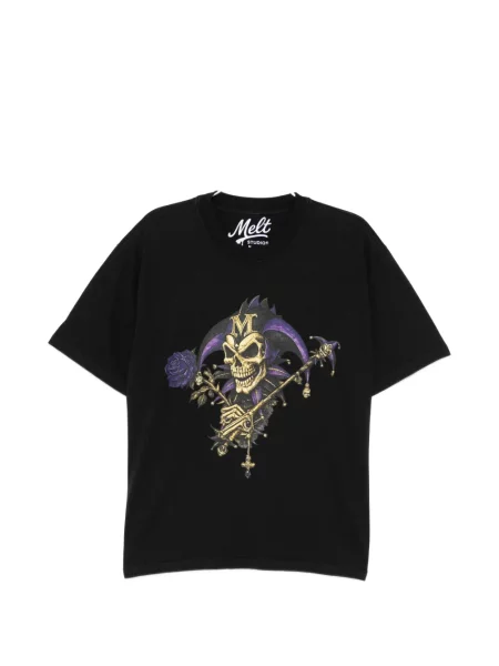 Tricou Melt cu imagine negru