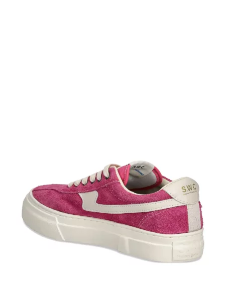 Sneakers Stepney Workers Club σουέντ ροζ