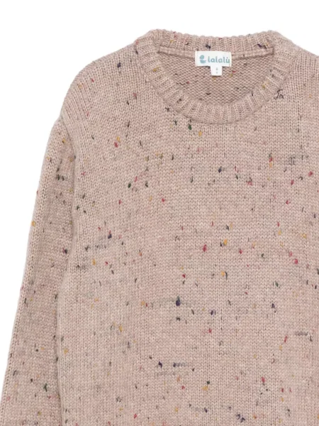 Sweter dziecięcy Lalalu brązowy