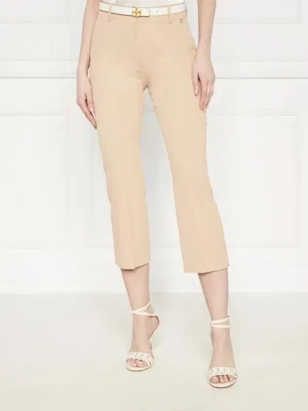 Liu Jo Nadrág | Cropped Fit bézs