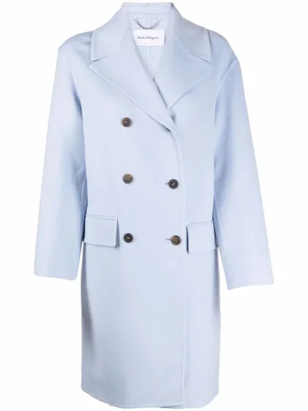 Palton Salvatore Ferragamo albastru