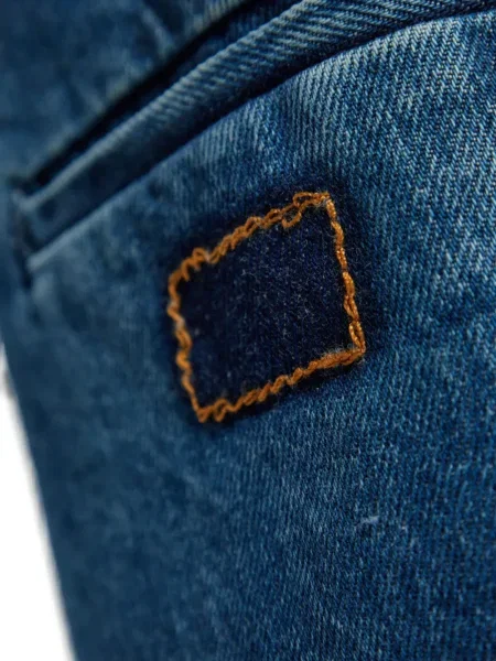 Fustă din denim Maison Margiela albastru