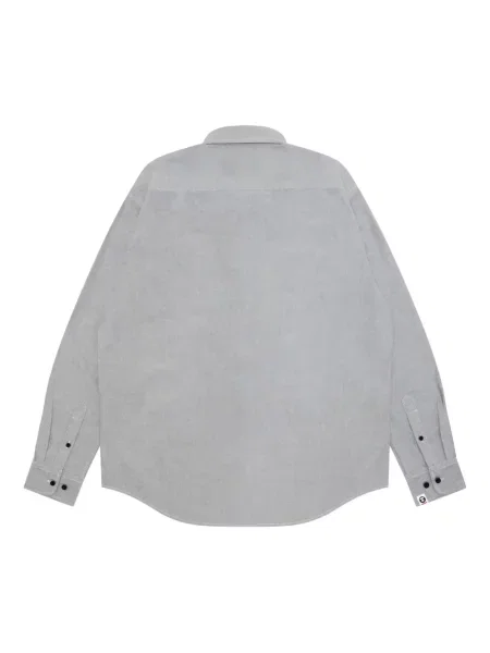 Cămașă Aape By A Bathing Ape cu broderie gri
