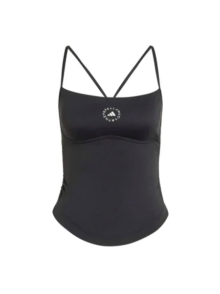Adidas by Stella McCartney top de antrenament negru