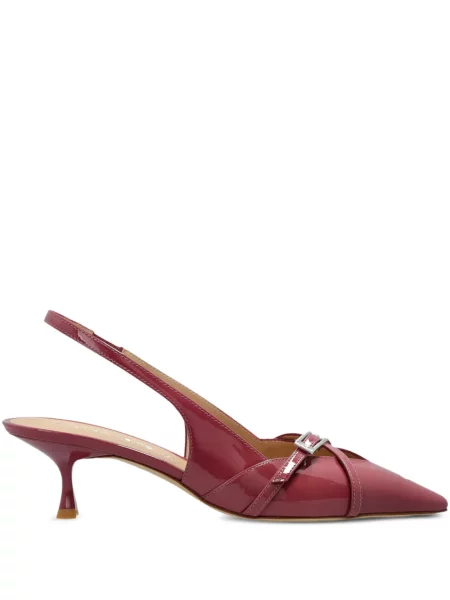 Pantofi cu toc Stuart Weitzman slingback roșu