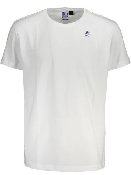 Tricou K-way scurt alb