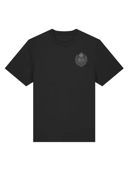 Norvine Tričko Norvine Thornheart Organic T-Shirt' čierna