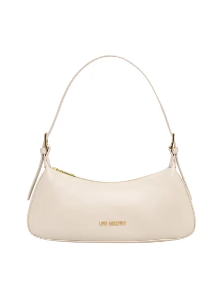 Torebka Love Moschino skórzana beżowa
