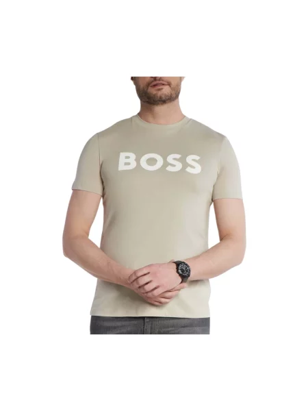 Koszulka Boss beżowa