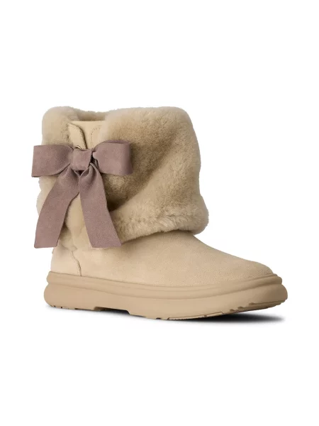 UGG W Apres City Boot snehule dámske semišové béžová