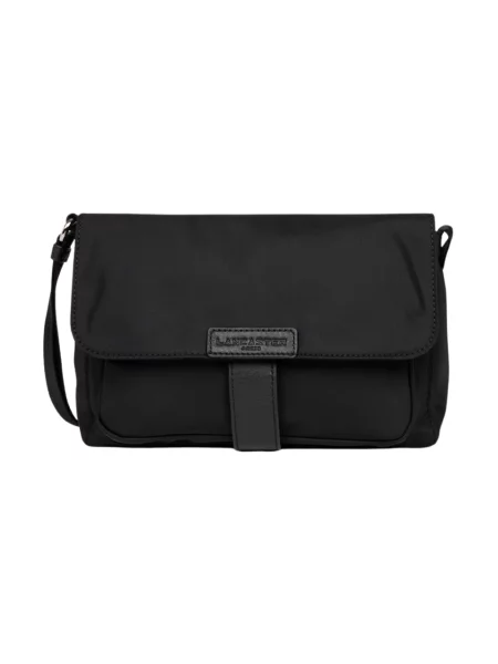 Torebka crossbody Lancaster skórzana czarna