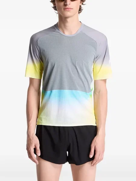 Tricou Soar cu imagine cu gradient gri