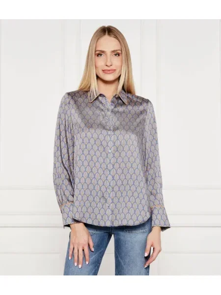 Joop! De satin cămașă Blia | albastru