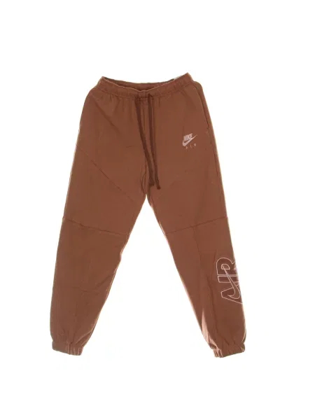 Lekkie spodnie dresowe Nike brązowe