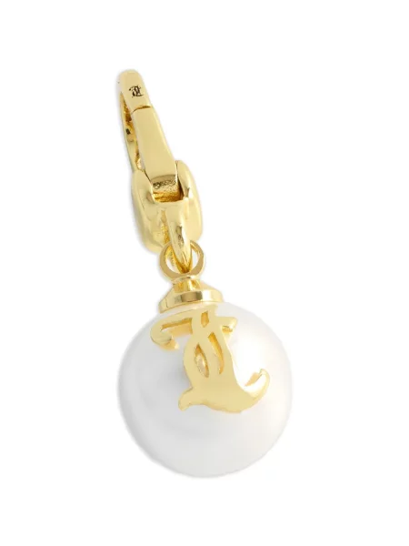 Μενταγιόν Juicy Couture με μαργαριτάρια