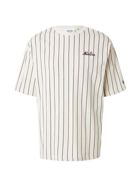 NEW ERA Tričko krémová hnedá