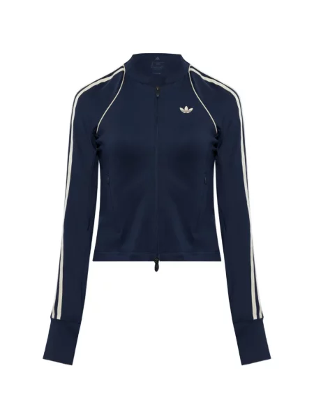 Hanorac Adidas cu dungi alergare verde