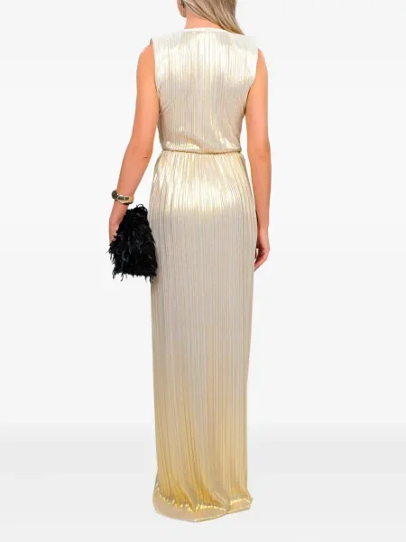 Rochie maxi Roserry de costum auriu