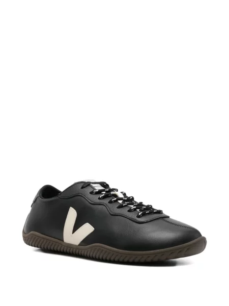 Sneakerși Veja cu autograf negru