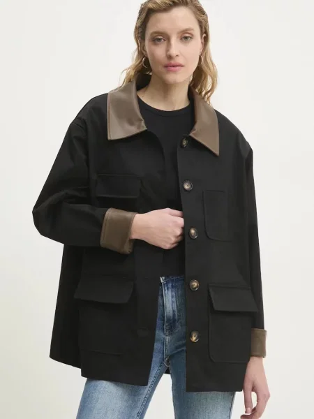 Answear Lab kurtka przejściowa czarny