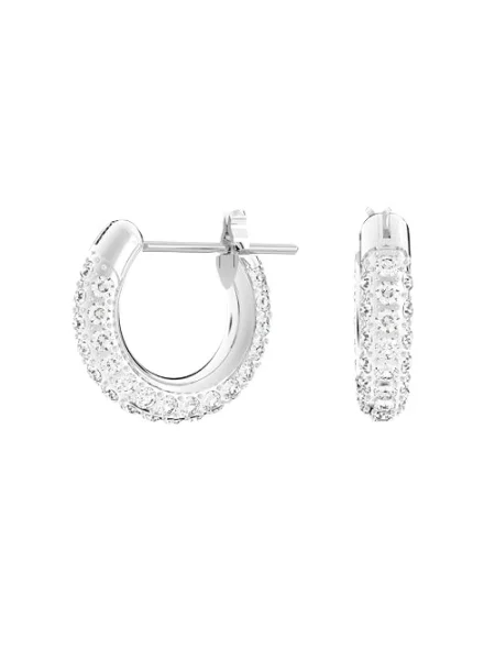 Kolczyki Swarovski szare