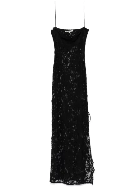 Rochie Manuri din dantelă de costum negru