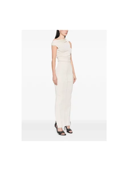 Długa spódnica maxi Rick Owens beżowa