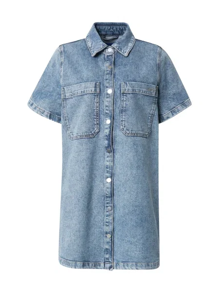 HUGO Dolga srajca Gandira moder denim