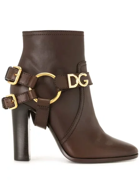 Cizme scurte Dolce & Gabbana maro