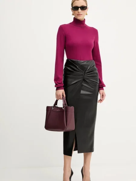 Светр Silvian Heach SESIN легкий гольф бордовий