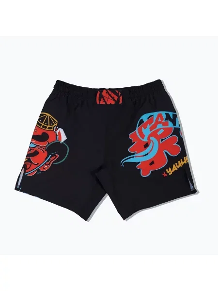 Tréninkové šortky MANTO Tengu multicolor černé