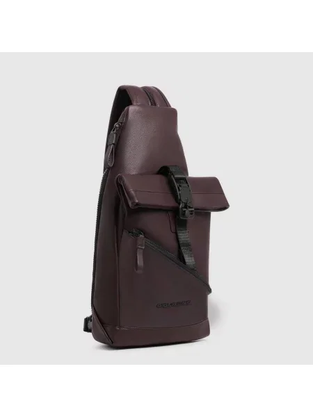 Torba Piquadro skórzana brązowa