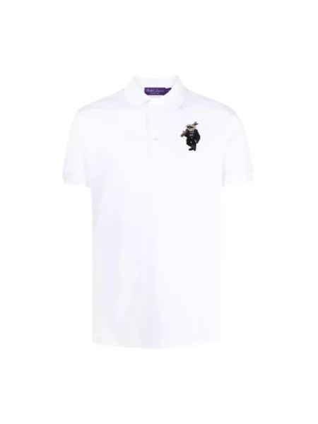 Polo Ralph Lauren casual z krótkim rękawem białe