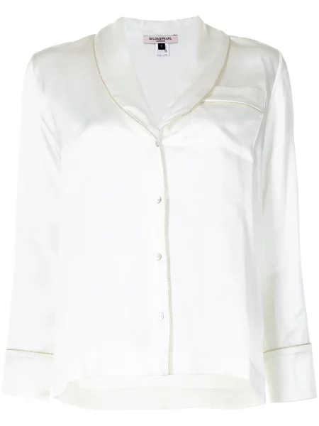 Pidžama Gilda & Pearl sa perlicama bijela